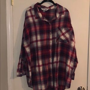 Button down flannel shirt